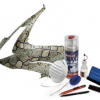 Opticparts 2m² Folien-Designset, inkl. Zubehör universal Tigerphyton