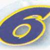 Meryt Aufkleber No. 6 bzw. 9  blau/gelb