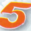 Meryt Aufkleber No. 5 rot/weiß