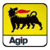 Aufkleber Agip 40x40cm
