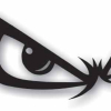 Stickers H.Q.S Aufkleber \"Böser Blick\" 15cm Black