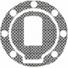 Quattroerre Aufkleber Tankdeckel , (3D Carbonlook)