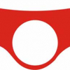 Quattroerre Aufkleber Gabelbrücke, (3D Optik rot,eloxiert)