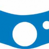 Quattroerre Aufkleber Gabelbrücke, (3D Optik blau,eloxiert)