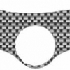 Quattroerre Aufkleber Gabelbrücke, (3D Carbonlook)