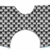 Quattroerre Aufkleber Gabelbrücke, (Real fiber)
