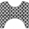Quattroerre Aufkleber Gabelbrücke, (Real fiber)