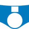 Quattroerre Aufkleber Gabelbrücke, (3D Optik blau,eloxiert)