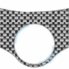 Quattroerre Aufkleber Gabelbrücke, (Real fiber)