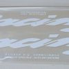 Quattroerre Aufkleber Racing 24cm weiß