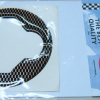 Meryt Carbonlookaufkleber Tankdeckel für Aprilia RS 125 -`98