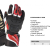 Roleff Motorradlederhandschuh, RO 88, black/red, XXL